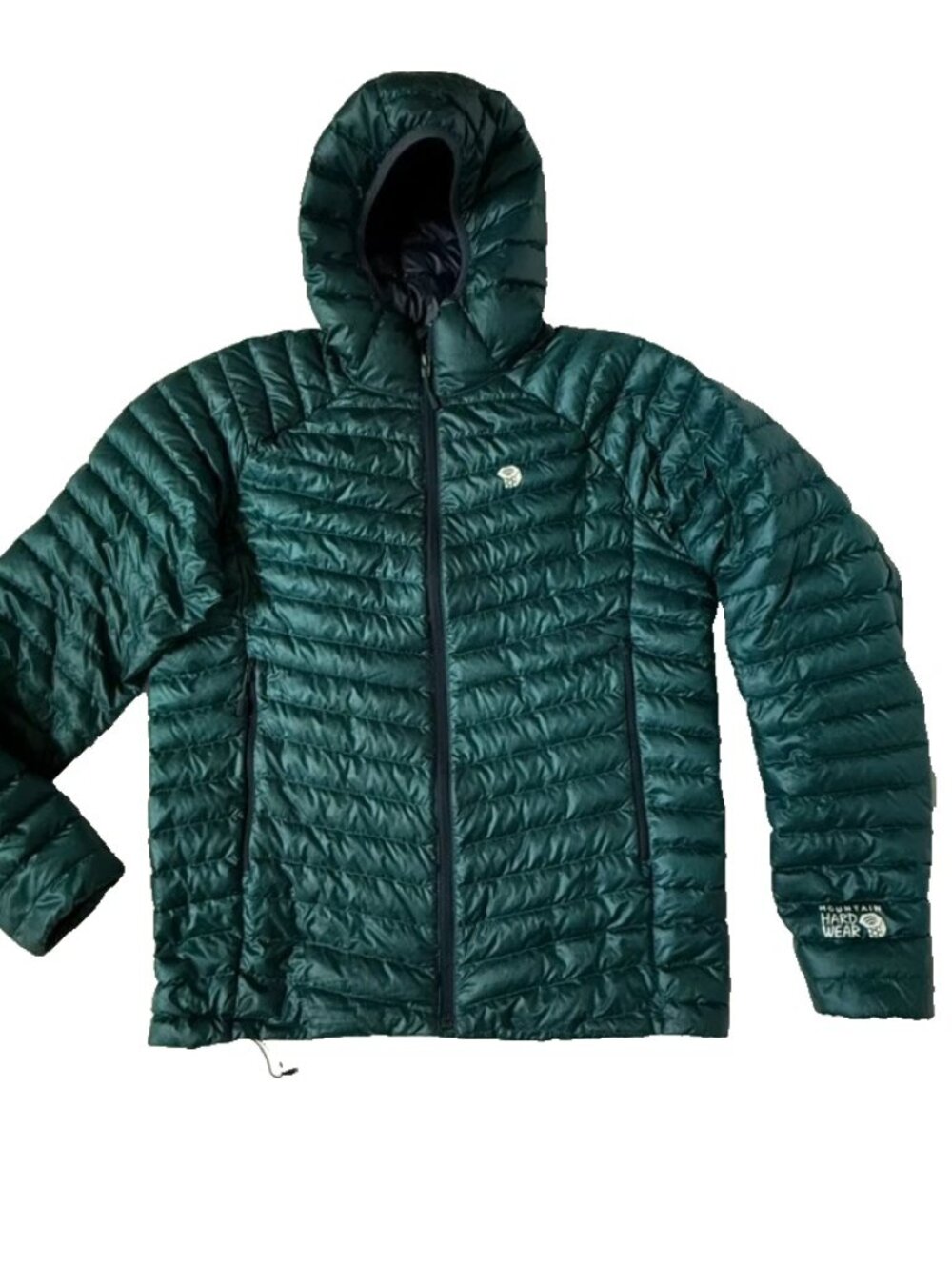 Mountain Hardwear Mens XL Phantom Hoodie Jacket Down Fill Puffer Green 1851261